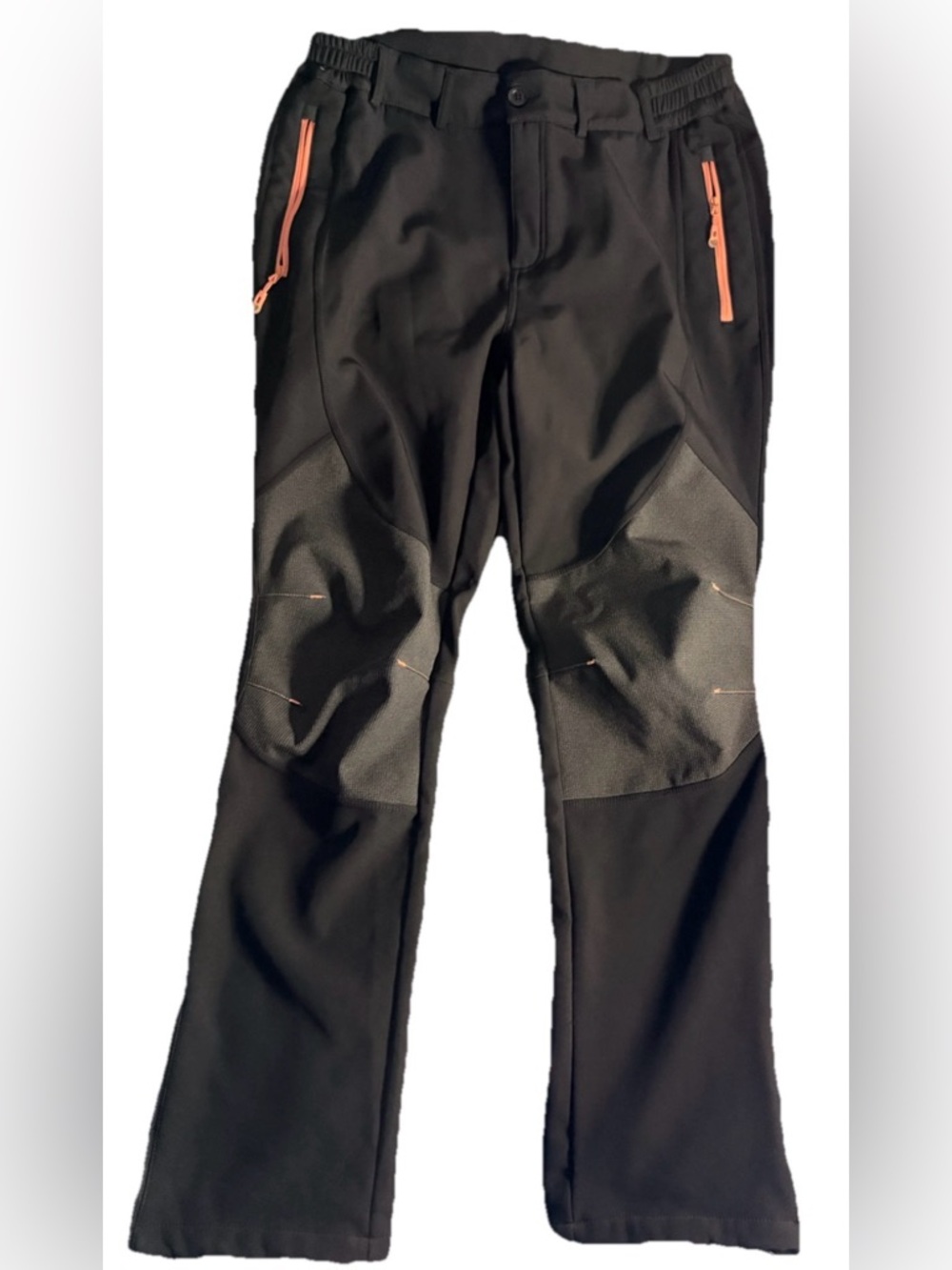 Gash Hao Men's Black Snow Ski Waterproof Fleece Lined Snowboard Pants 36x32